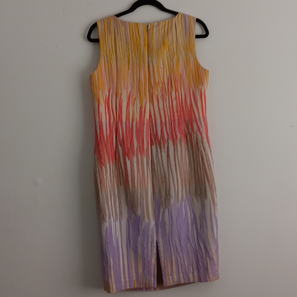 Lafayette 148 Textured Color Stream Sheath Dress … - image 7